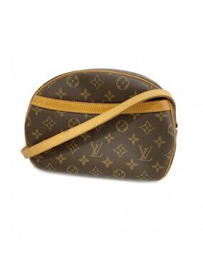 Louis Vuitton Shoulder Bag Monogram Blois Brown